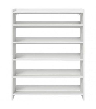 vidaXL Shoe Rack White 80x25x100 cm Engineered Wood