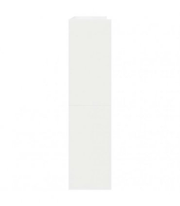 vidaXL Shoe Rack White 80x25x100 cm Engineered Wood
