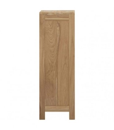 vidaXL Chest of Drawers 30x30x90 cm Solid Wood Teak