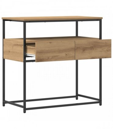 vidaXL Console Table Artisan Oak 75 x 40 x 75 cm Engineered Wood