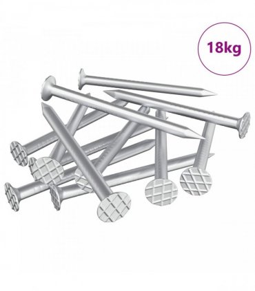 vidaXL Nails for Wood 100000 pcs Silver Metal