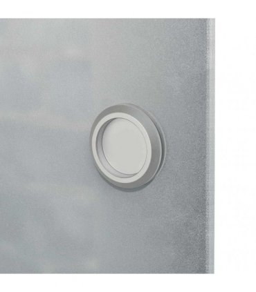 vidaXL Sliding Door Glass and Aluminium 178 cm Silver