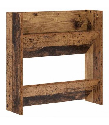 vidaXL Shoe Cabinet Old Wood 60 x 18 x 60 cm Engineered Wood