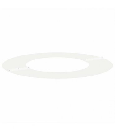 vidaXL suitable for Flat Tree Rings 5 pcs White Ø40 / 70 cm Steel