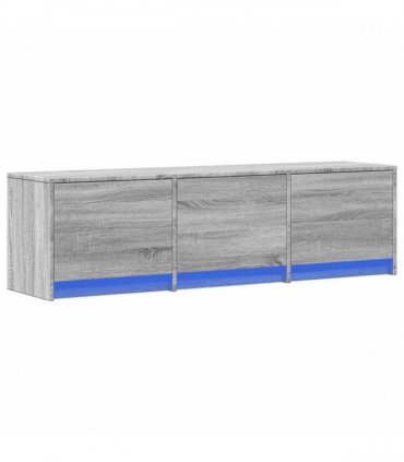 vidaXL TV Cabinet Grey Sonoma 140 x 34 x 40 cm Engineered Wood