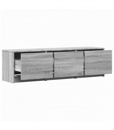 vidaXL TV Cabinet Grey Sonoma 140 x 34 x 40 cm Engineered Wood