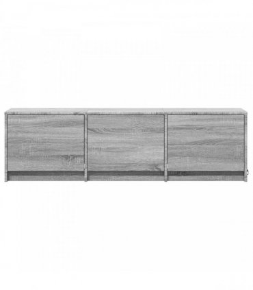 vidaXL TV Cabinet Grey Sonoma 140 x 34 x 40 cm Engineered Wood