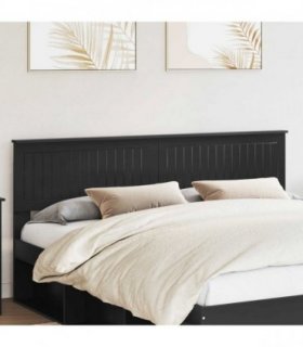 vidaXL Headboard Black Oak Engineered wood