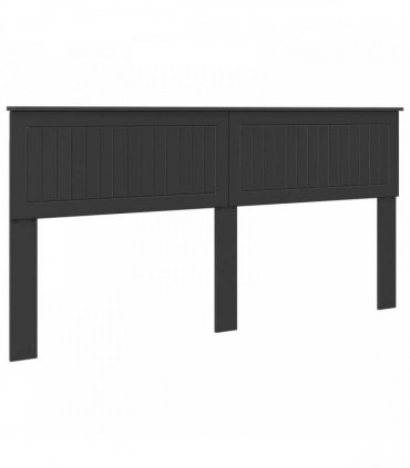 vidaXL Headboard Black Oak Engineered wood