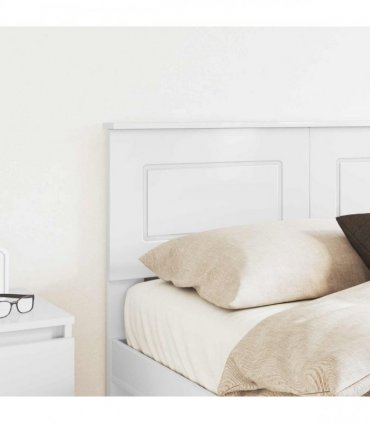 vidaXL Headboard White Engineered wood