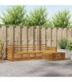 vidaXL Outdoor Sofa Set Natural 257.5 x 162.5 x 73 cm