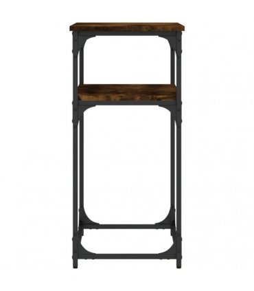 vidaXL Console Table Smoked Oak 75x35.5x75 cm Engineered Wood