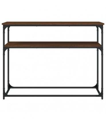 vidaXL Console Table Brown Oak 100x35.5x75 cm Engineered Wood