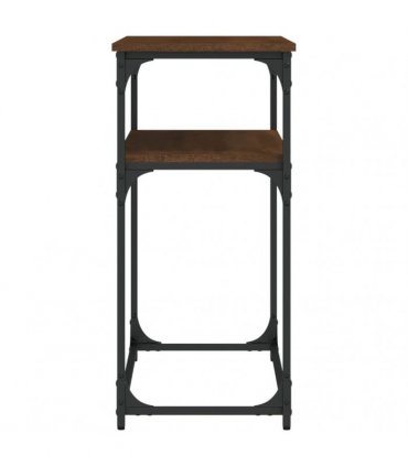 vidaXL Console Table Brown Oak 100x35.5x75 cm Engineered Wood