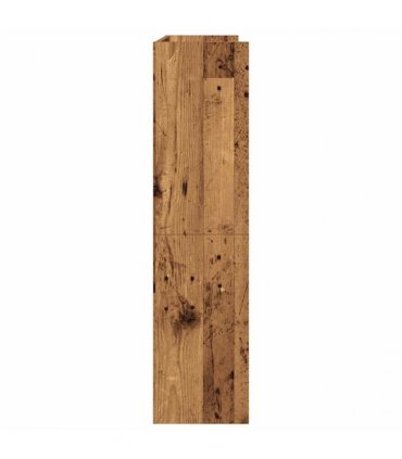 vidaXL Shoe Rack Old Wood 80x25x100 cm Engineered Wood