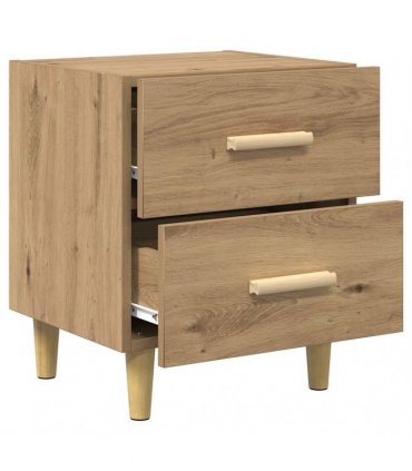 vidaXL Bed Cabinet 2 pcs Artisan Oak 40 x 35 x 47.5cm Engineered Wood