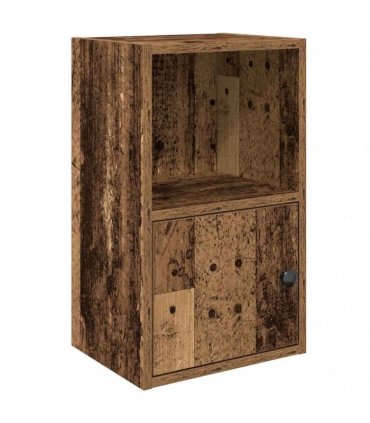 vidaXL Bookcase Old Wood 31x24x52 cm Engineered Wood