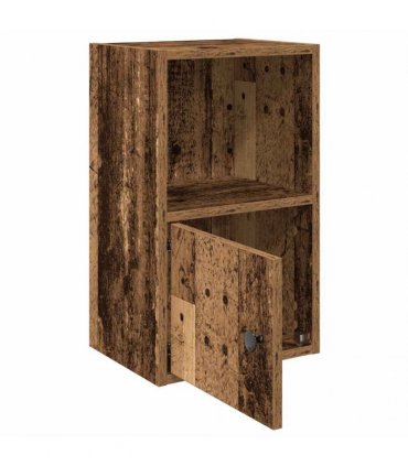 vidaXL Bookcase Old Wood 31x24x52 cm Engineered Wood