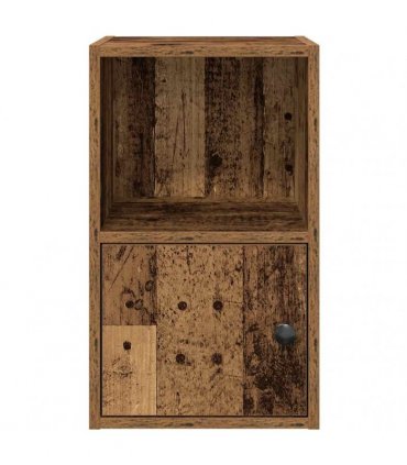 vidaXL Bookcase Old Wood 31x24x52 cm Engineered Wood