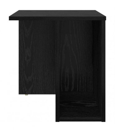 vidaXL End Table Black Oak 37 x 32 x 40 cm Engineered Wood