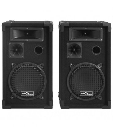 vidaXL Professional Passive Hifi Stage Speakers 2 pcs 800 W Black