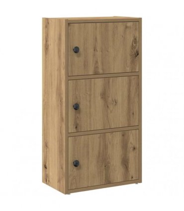 vidaXL Bookcase Artisan Oak 40x24x77 cm Engineered Wood