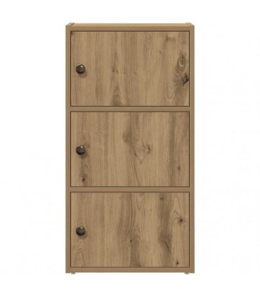 vidaXL Bookcase Artisan Oak 40x24x77 cm Engineered Wood