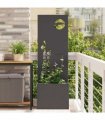 vidaXL Garden Privacy Screen Black 50 x 150 cm Cold-rolled steel