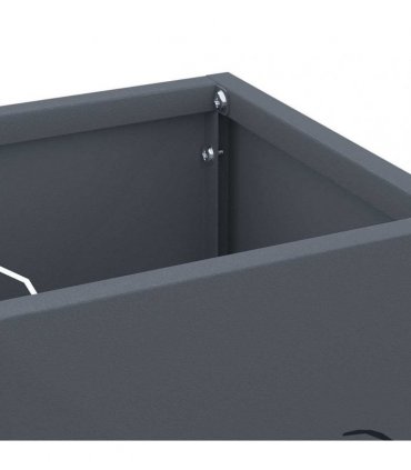 vidaXL Rain Umbrella Stand Anthracite 15.5 x 15.5 x 49 cm Steel