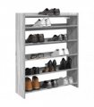vidaXL Shoe Rack Grey Sonoma 80x25x100 cm Engineered Wood