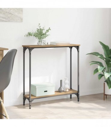 vidaXL Console Table Artisan Oak 75 x 22.5 x 75 cm Engineered Wood
