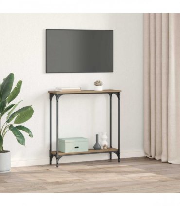 vidaXL Console Table Artisan Oak 75 x 22.5 x 75 cm Engineered Wood