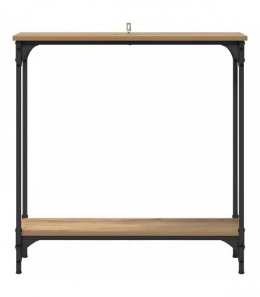 vidaXL Console Table Artisan Oak 75 x 22.5 x 75 cm Engineered Wood