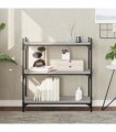 vidaXL Bookcase 3-Tier Grey Sonoma 80x30x86 cm Engineered Wood