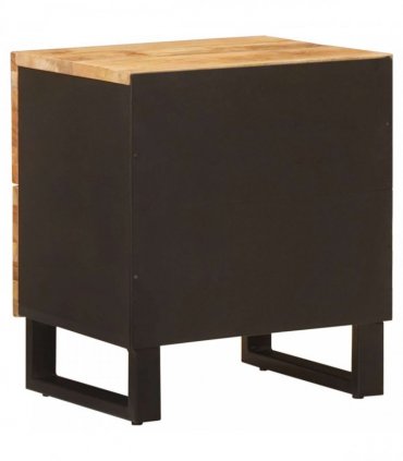 vidaXL Bedside Cabinet Brown 40 x 33 x 46 cm Solid Mango Wood