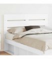 vidaXL Headboard White Engineered Wood