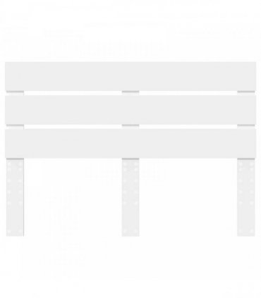 vidaXL Headboard White Engineered Wood