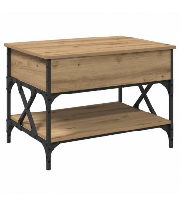vidaXL Coffee Table Artisan Oak 70 x 50 x 50 cm Engineered Wood