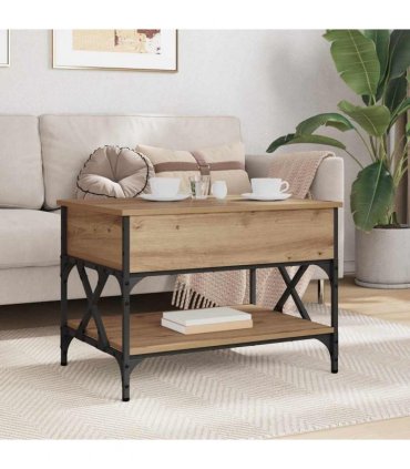 vidaXL Coffee Table Artisan Oak 70 x 50 x 50 cm Engineered Wood