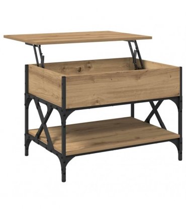 vidaXL Coffee Table Artisan Oak 70 x 50 x 50 cm Engineered Wood