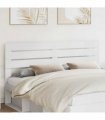 vidaXL Headboard White Engineered wood