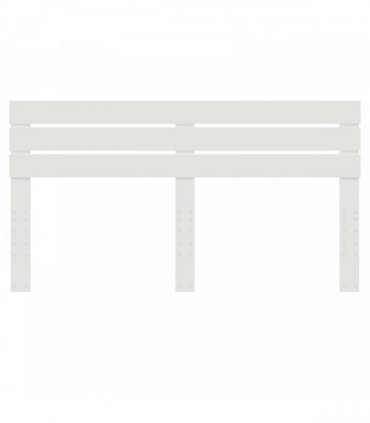 vidaXL Headboard White Engineered wood