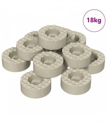 vidaXL Chair Leg Floor Protectors 18000 pcs Transparent Ø 15 x 16 mm