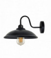 Wall Light Fixture, Vintage Black Wall Sconce E27 Base Socket Screw