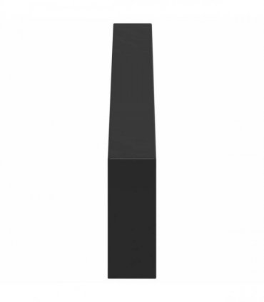vidaXL Furniture Feet 12 pcs Black 481 x 40.5 x 100 mm Iron