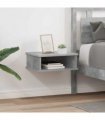 vidaXL Bedside Table 2 pcs Concrete Grey 40 x 31 x 15 cm