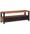 vidaXL Media Cabinet Brown 110 x 30 x 40 cm Solid Acacia Wood