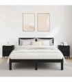 vidaXL Bedside Cabinet 2 pcs Black oak 40 x 35 x 50 cm Engineered wood