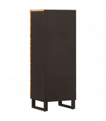 vidaXL Storage Highboard Brown 40 x 33 x 110 cm Solid Mango Wood