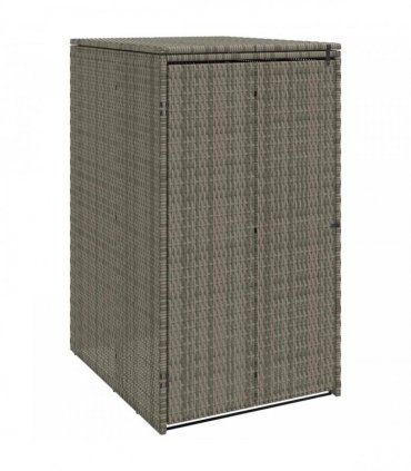 vidaXL Box Garbage Bin Box Grey 65 x 80 x 115 cm Polyethylene